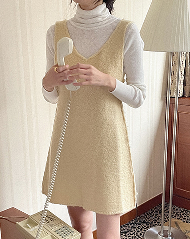 wool mini dress