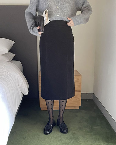 velvet skirt (할인 상품 입니다.교환, 환불 불가 입니다 !!)
