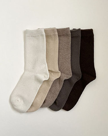 cashmere socks (아이보리, 오트밀, 모카 브라운만 할인 상품 입니다. 교환, 환불 불가 입니다 !! )