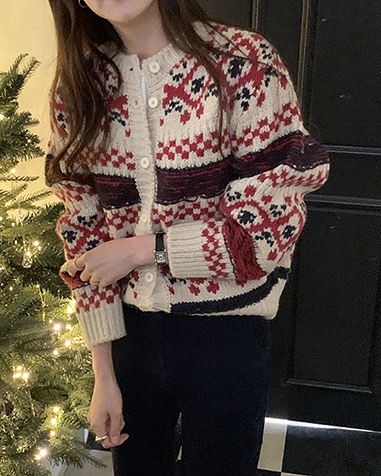 holiday cardigan (ond day 5% off)