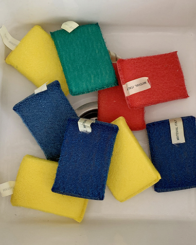 color sponge (10개 set 컬러 랜덤 배송) (택이 없는 상품으로 변경 되었습니다!)